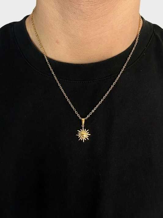 Sun Necklace - Gold