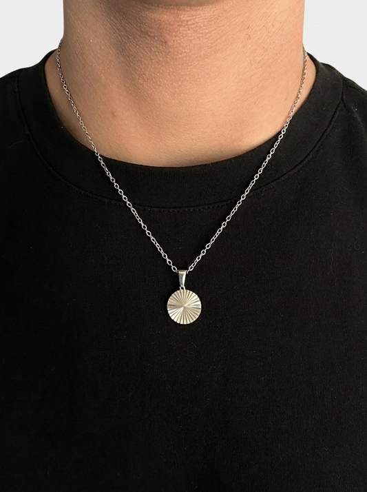 Round Necklace - Silver