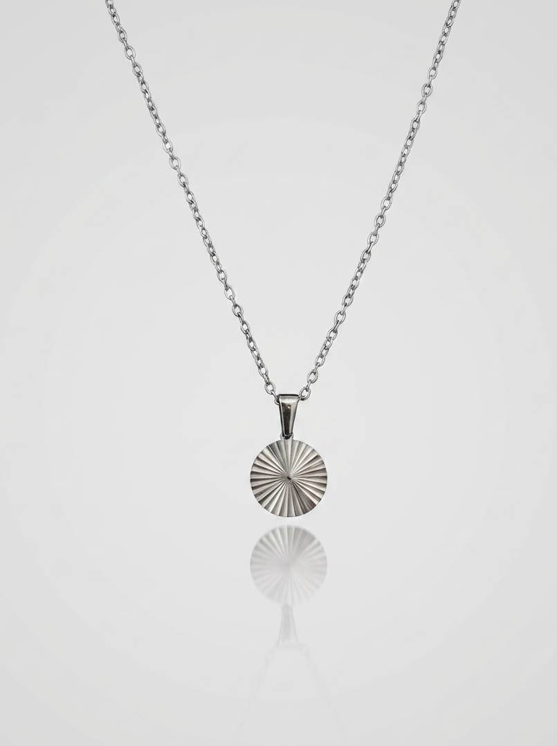 Round Necklace - Silver