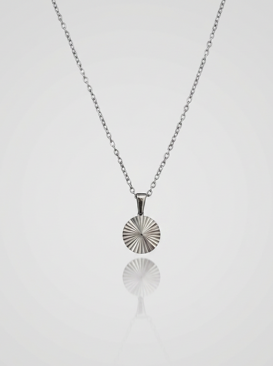 Round Necklace - Silver