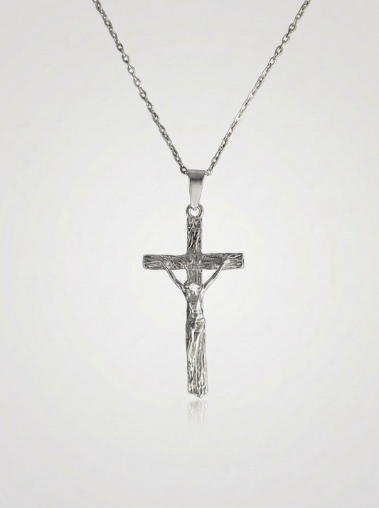 Crucifix Necklace - Silver