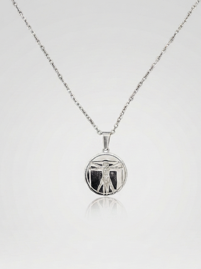 Leonardo da Vinci Necklace - Silver