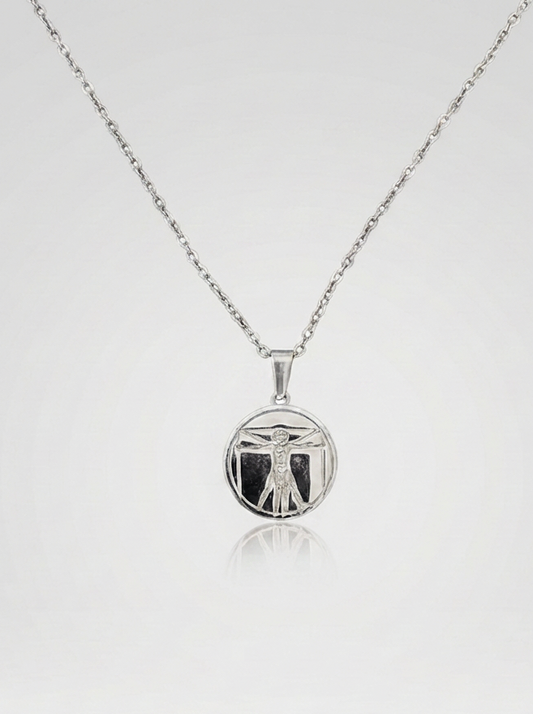 Leonardo da Vinci Necklace - Silver