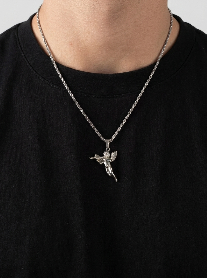 Angel Necklace - Silver