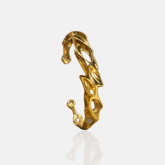 Paradox Cuff Bracelet - Dourado