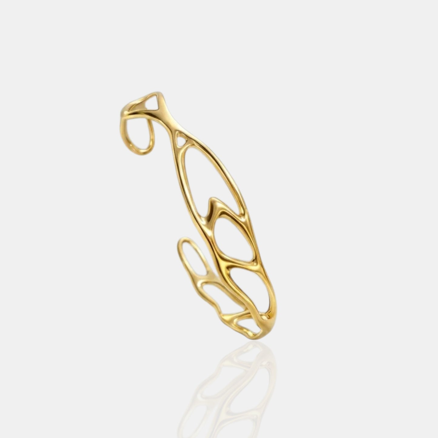 Free Form Cuff Bracelet - Gold