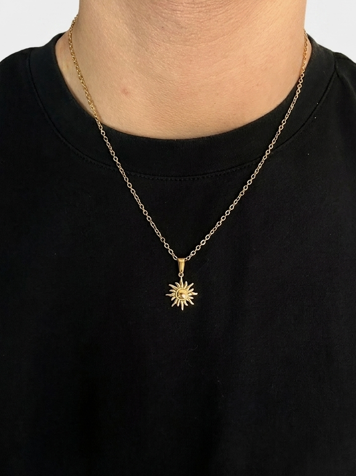 Sun Necklace - Gold