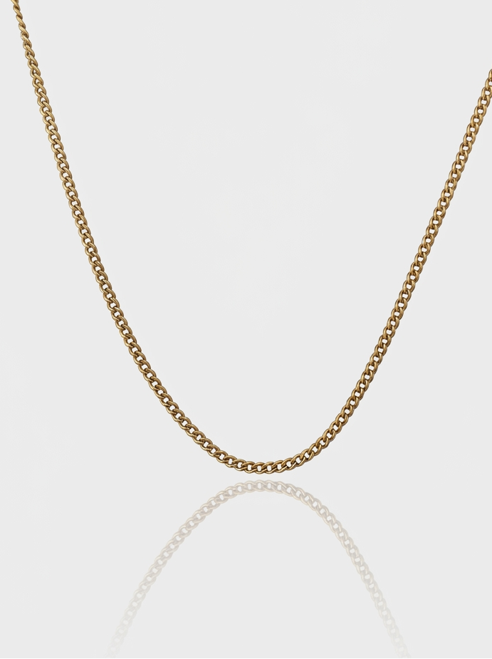 Connell Chain 2mm - Gold