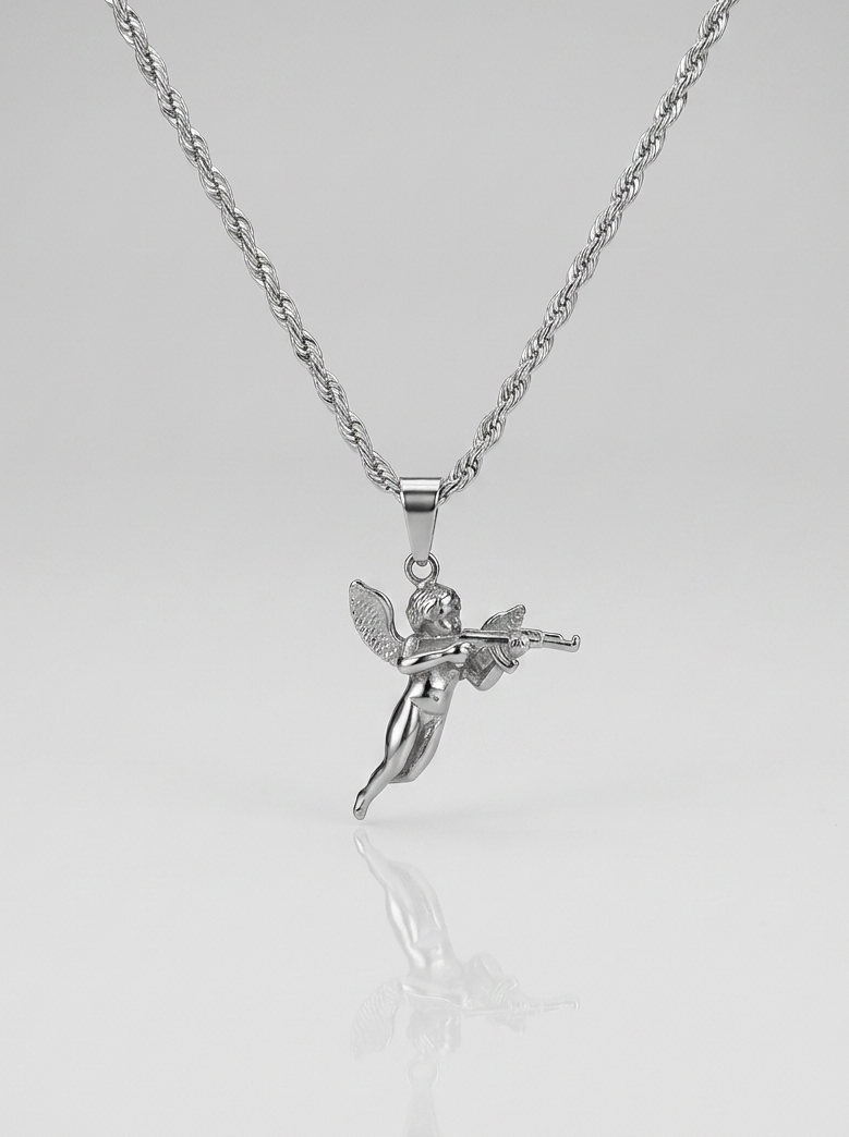 Angel Necklace - Silver
