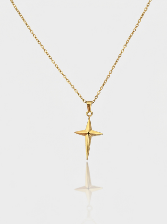 North Star Necklace - Gold