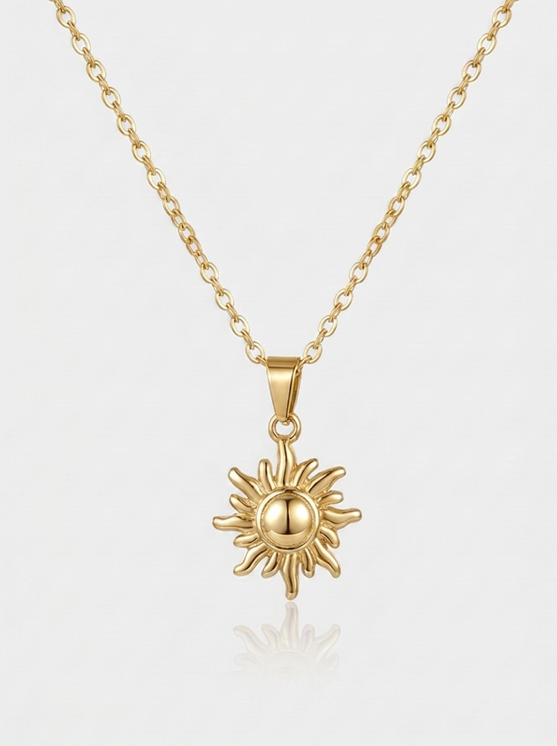 Sun Necklace - Gold