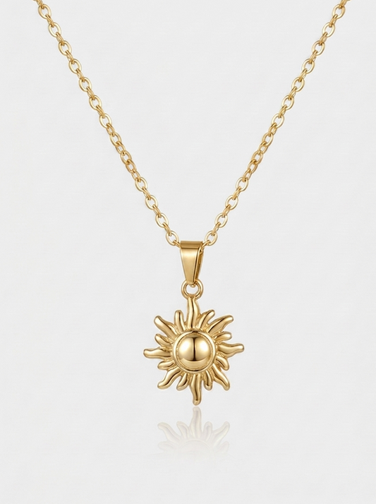 Sun Necklace - Gold