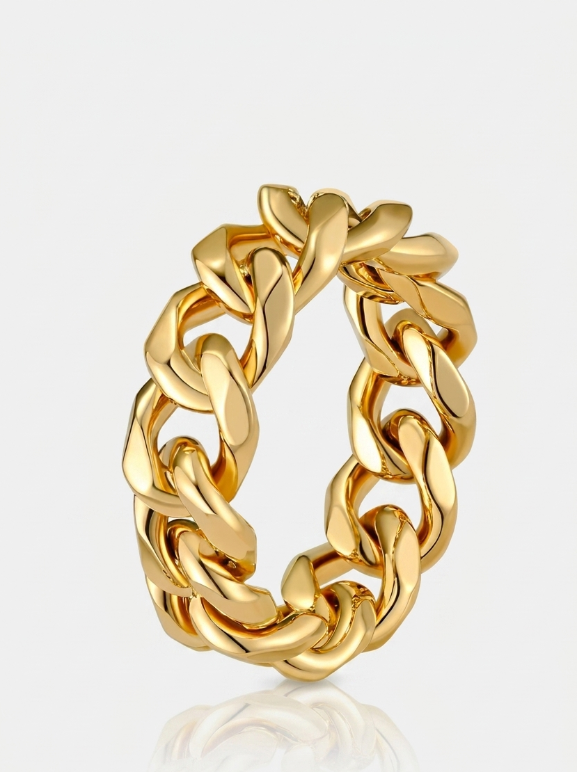 Thorn Crown Band Ring - Gold