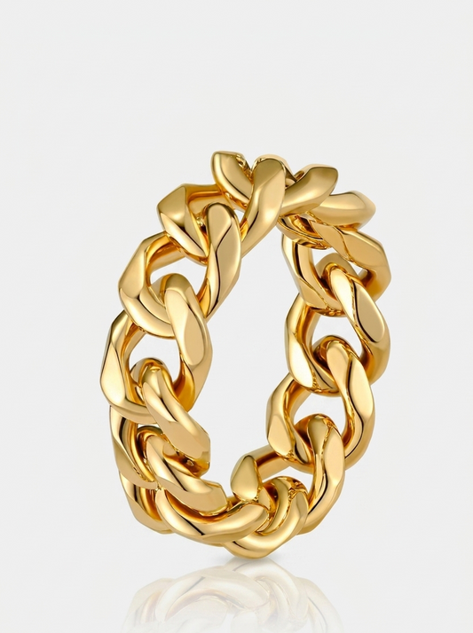 Thorn Crown Band Ring - Gold