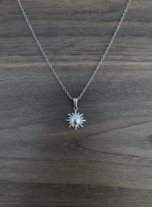 Colar Sol - Prateado