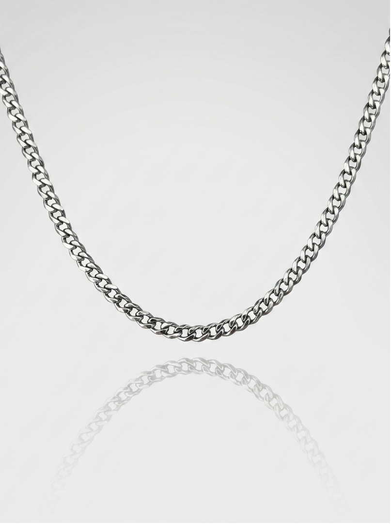Cuban Chain 3mm - Silver