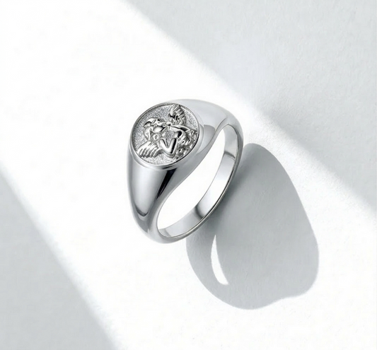 Anel Angel - Prateado