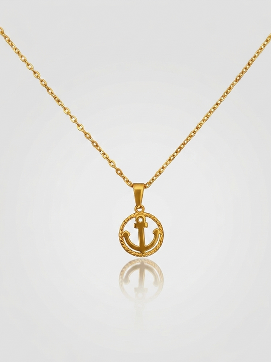 Anchor Necklace - Gold