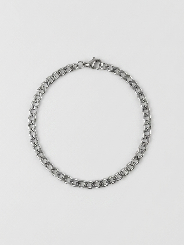 Cuban Link Bracelet - Silver