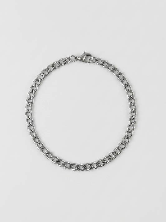 Cuban Link Bracelet - Silver