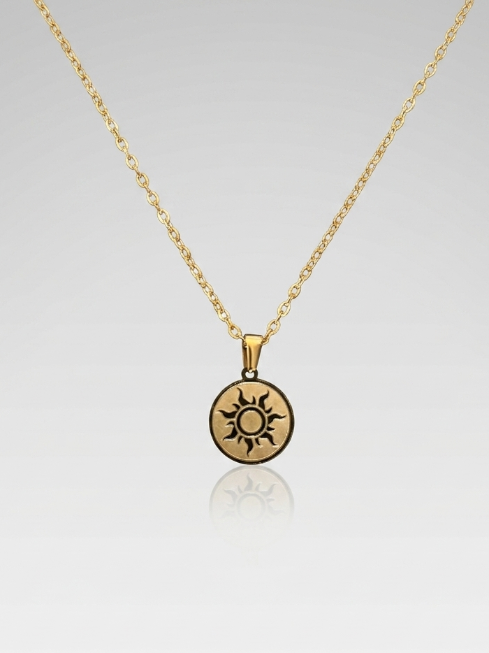 Radiant Sun Necklace - Gold