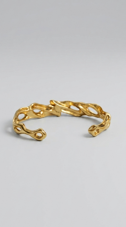 Paradox Cuff Bracelet - Dourado