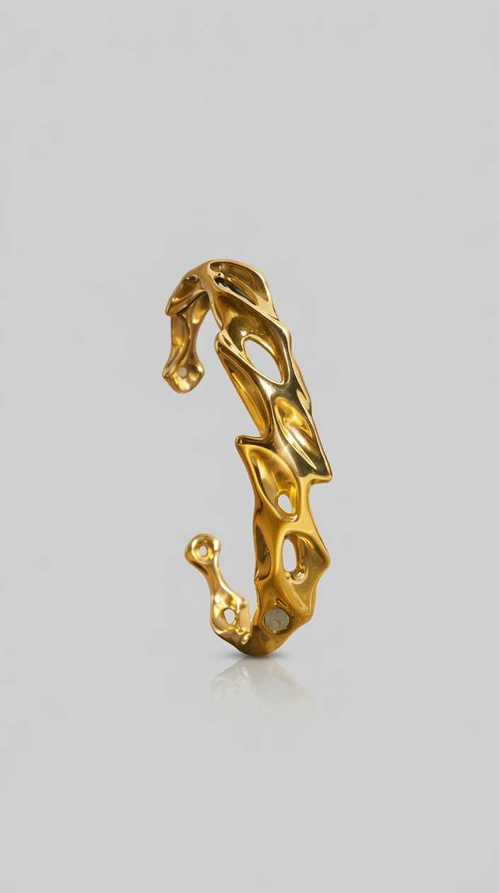 Paradox Cuff Bracelet - Dourado