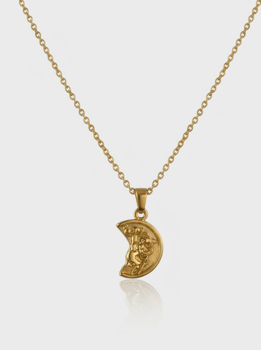 St. Christopher Necklace - Gold