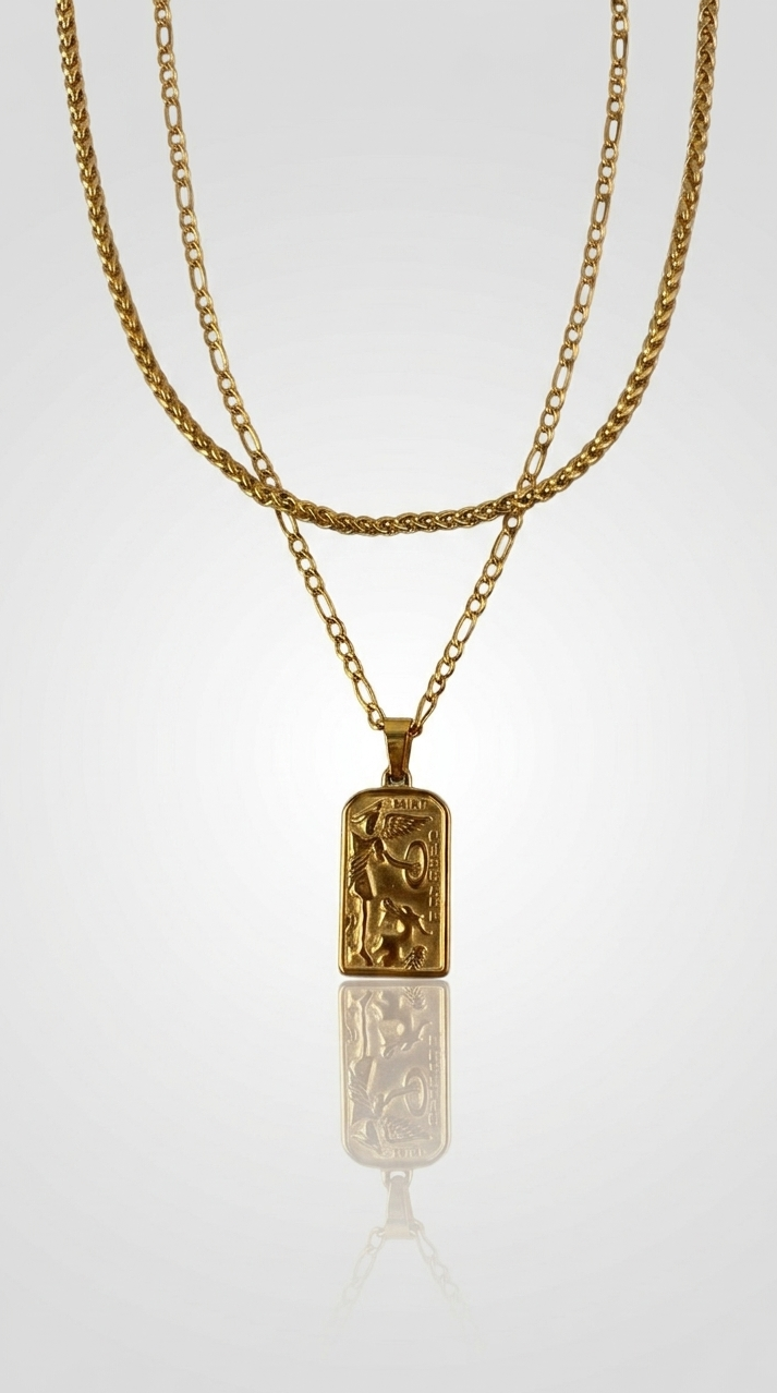 St. Michael Pendant - Gold