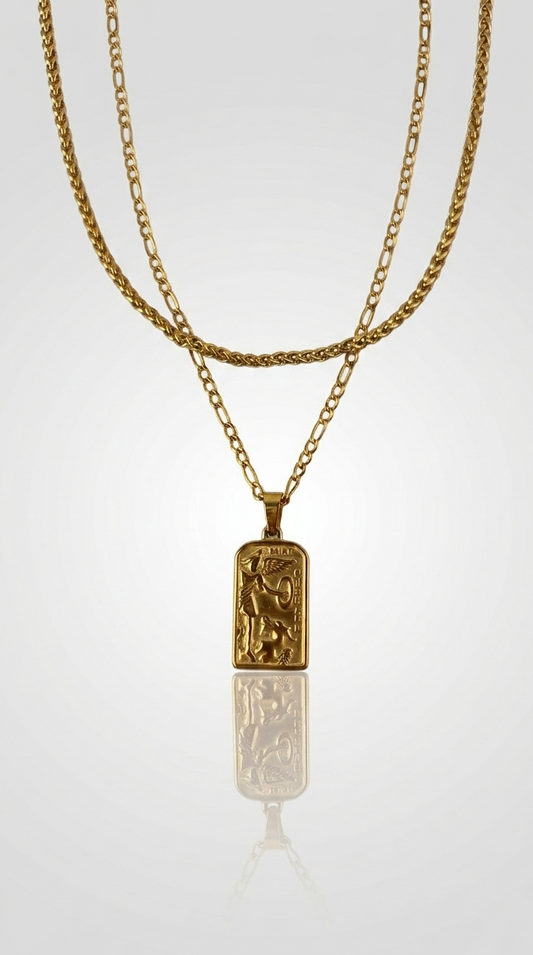 St. Michael Pendant - Gold