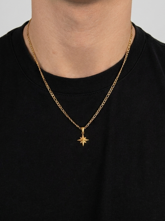 Cuban Star Necklace - Gold