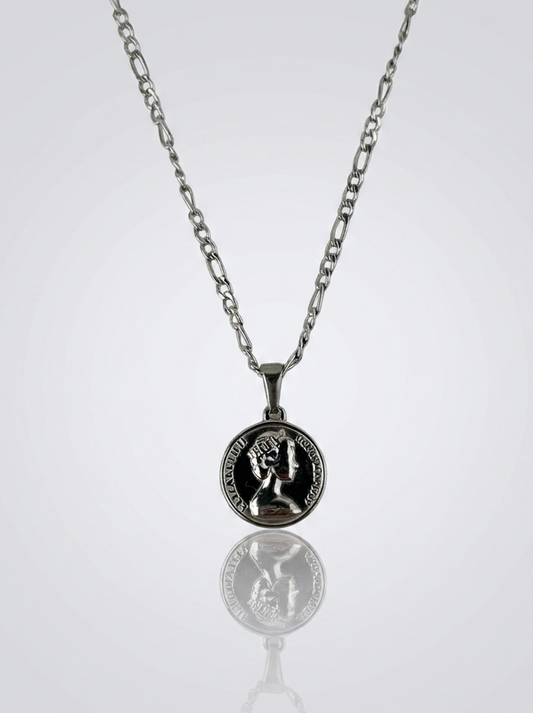 Coin Necklace - Silver