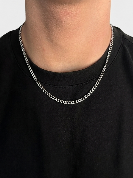 Cuban Chain 3mm - Silver