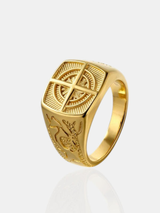 Compass Ring - Gold