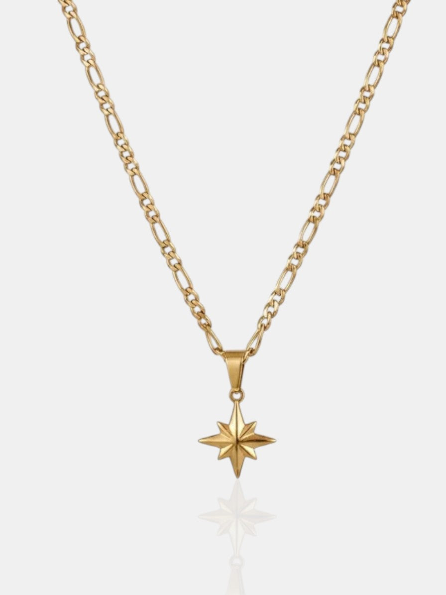 Cuban Star Necklace - Gold