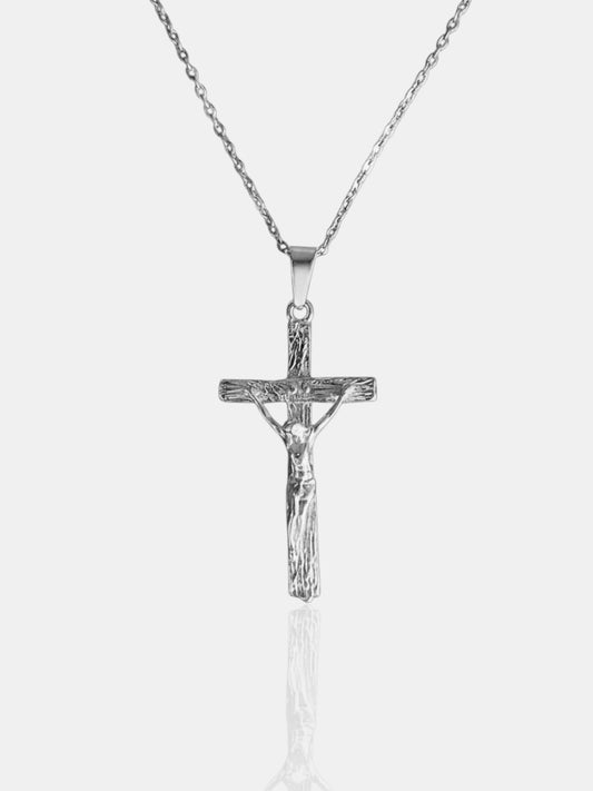 Crucifix Necklace - Silver