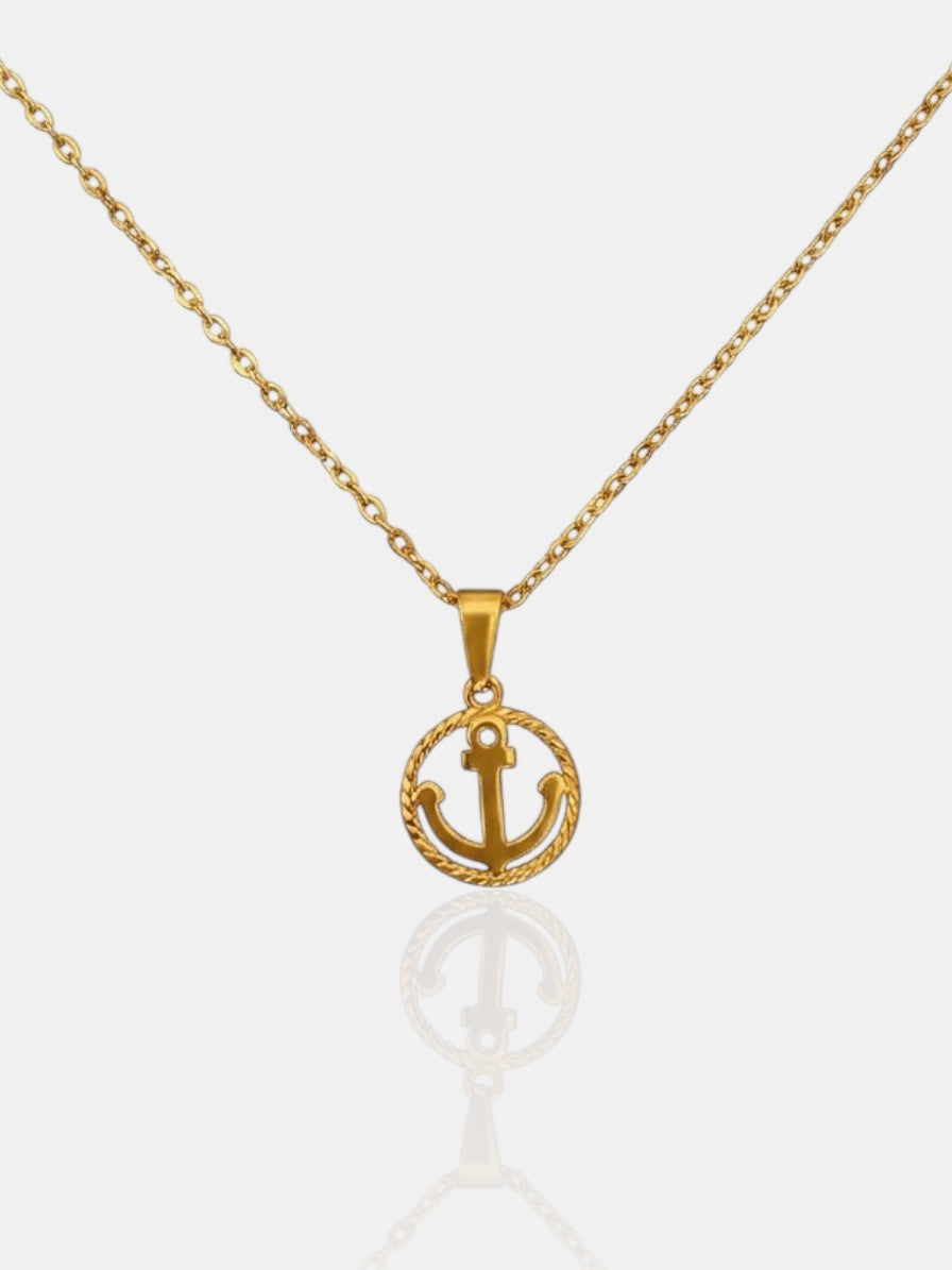 Anchor Necklace - Gold