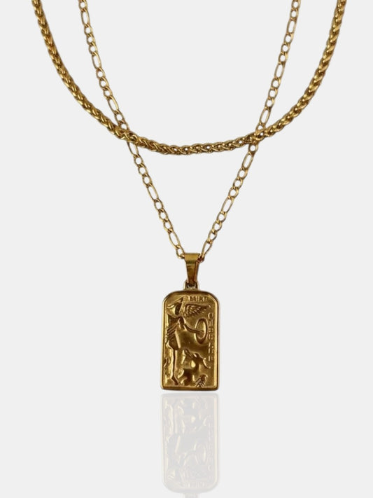 St. Michael Necklace - Gold