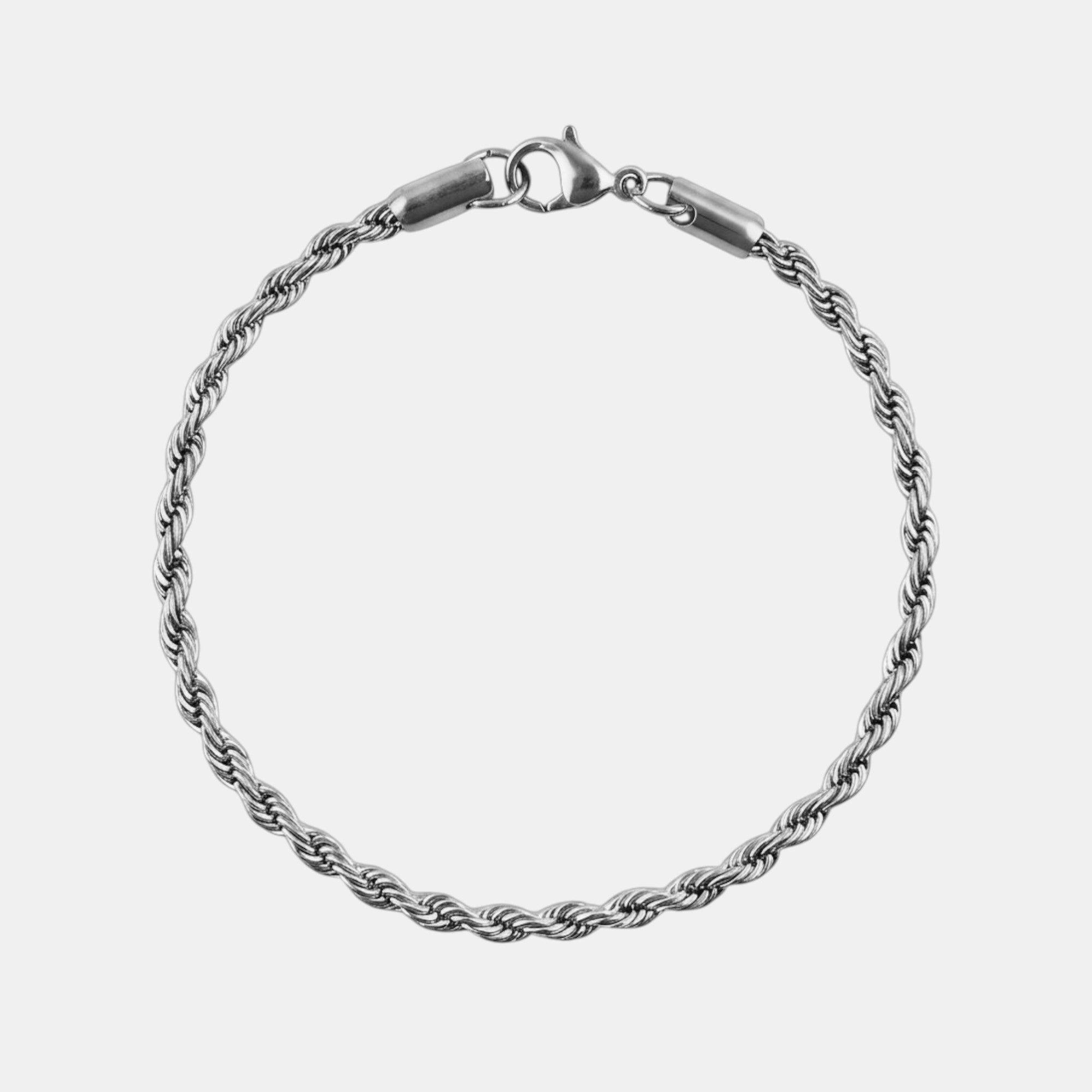 Rope Bracelet - Silver