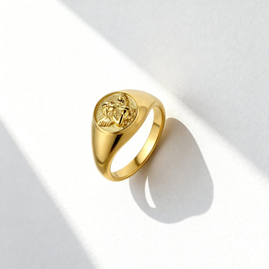 Anel Angel  - Dourado