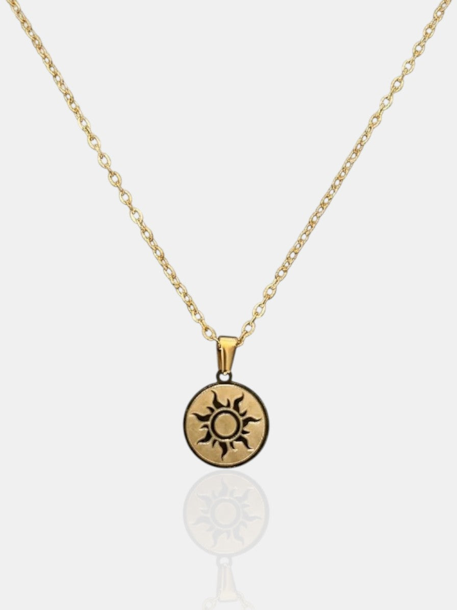 Radiant Sun Necklace - Gold